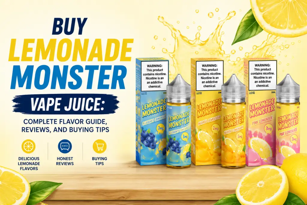 Buy Lemonade Monster Vape Juice